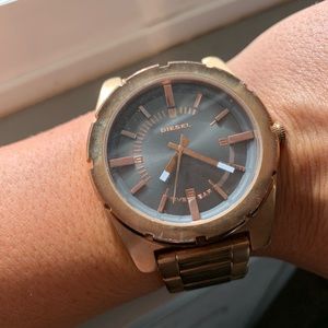 Diesel rose gold watch